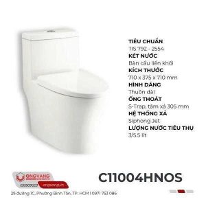 Bàn cầu 1 khối C1100