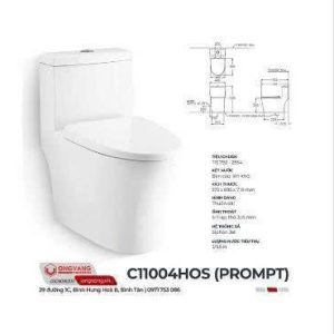 Bồn cầu một khối Cotto C11004HOS